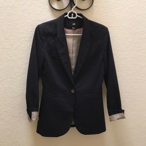 H&M classic black blazer